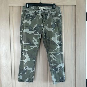 Democracy Camo Capri Jeans